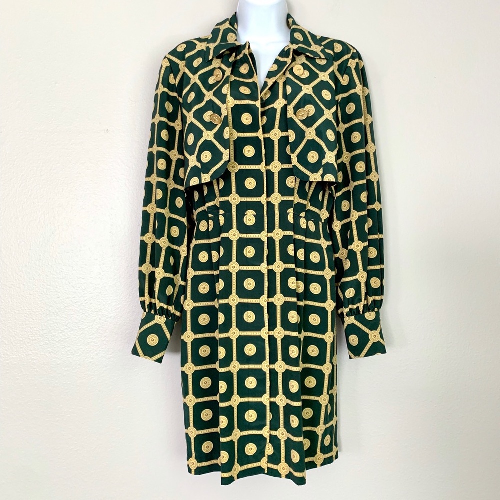 VINTAGE brocade mini dress